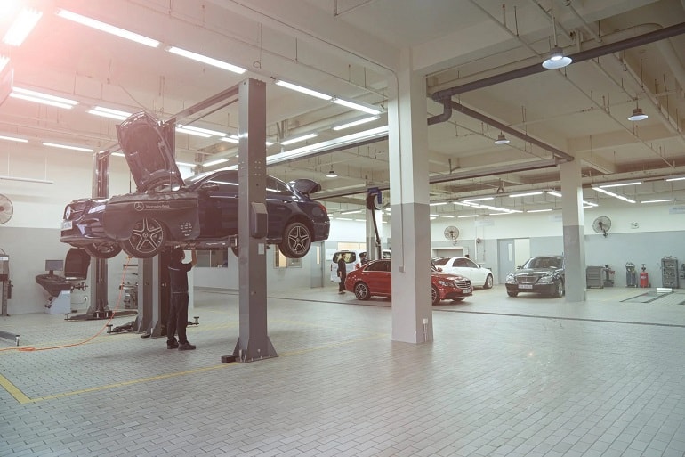 bảo dưỡng xe mercedes