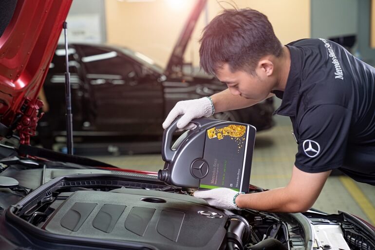 bảo dưỡng xe hơi mercedes