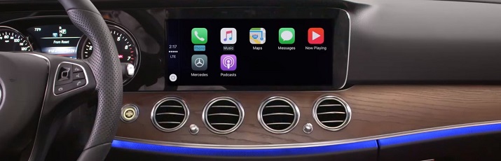 cách sử dụng apple carplay trên mercedes-benz