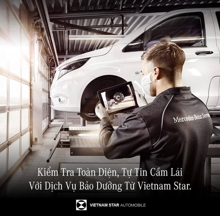 dịch vụ bảo dưỡng xe mercedes tại vietnamstar