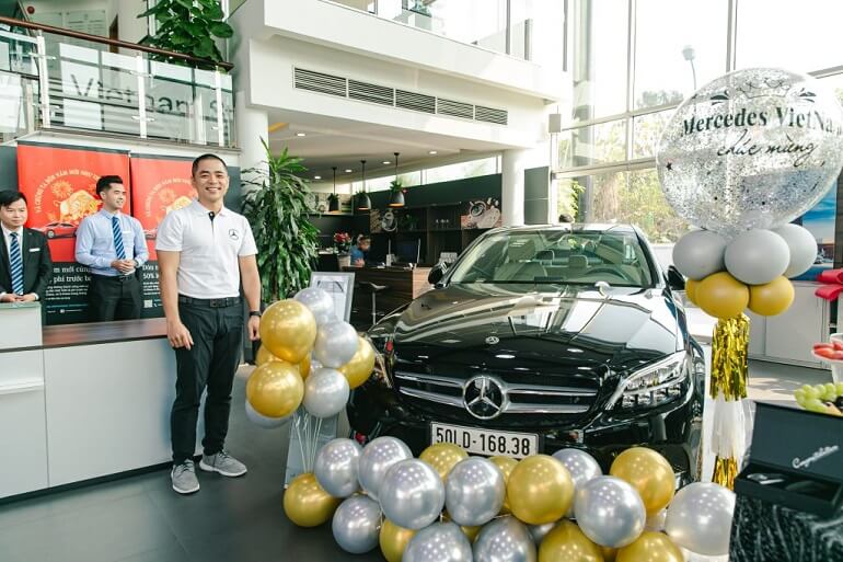 sinh nhật mercedes-benz tại vietnamstar